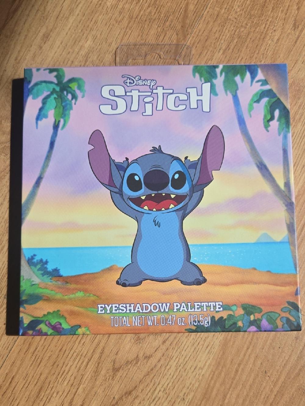 Disney Stitch Eyeshadow Palette - Blue, Pink, Purple Tropical Art